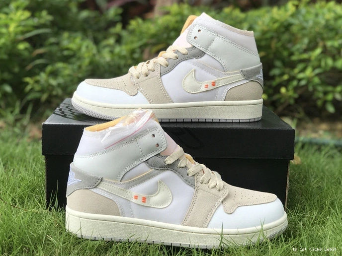 Out  DM9652-100 Inside SE Craft 1 Mid White Grey Jordan 1228